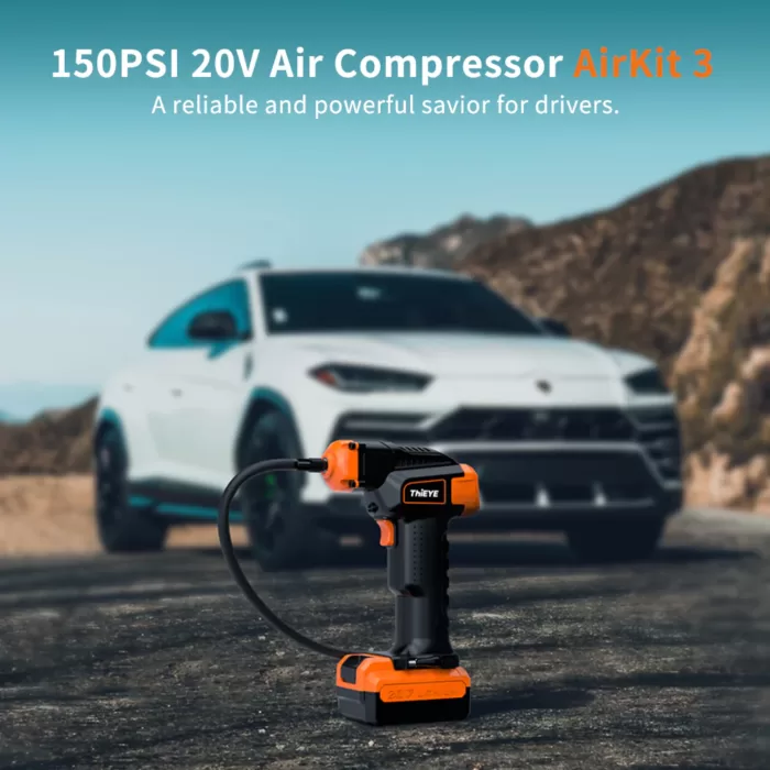 AirKit 3 150PSI 20V draagbare luchtcompressor - Afbeelding 5